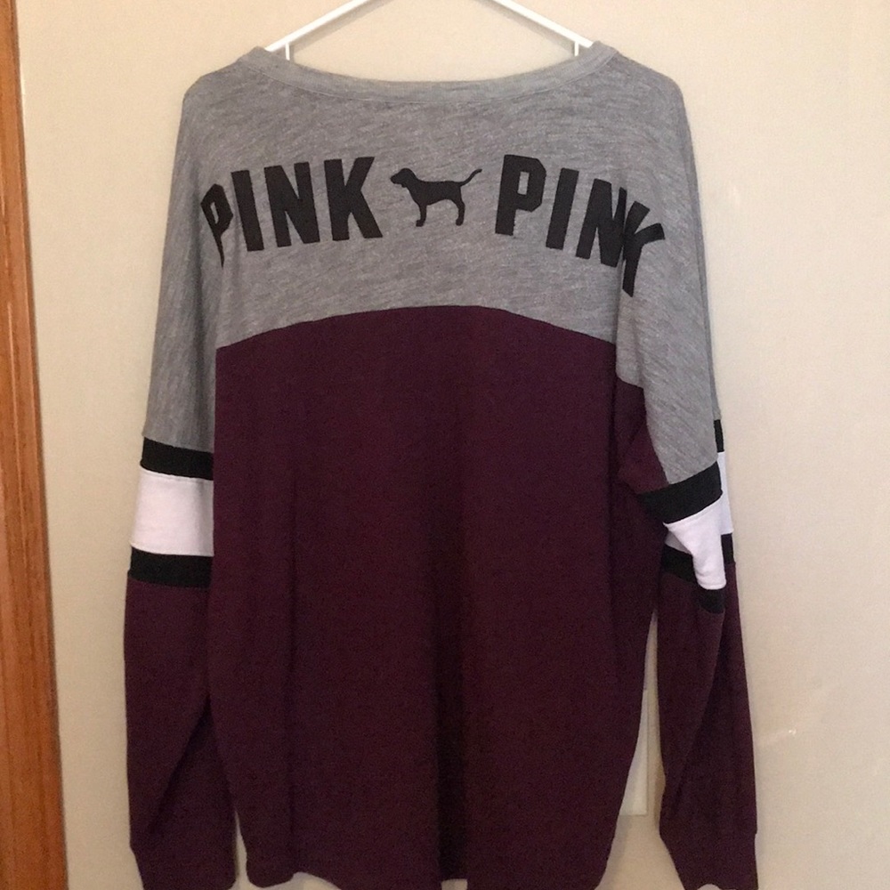 VS Pink Lace Sweatshirt